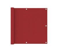 Vidaxl Écran De Balcon Rouge 90x400 Cm Tissu Oxford Rouge