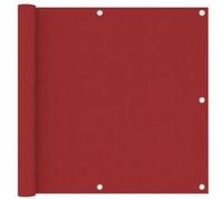 vidaXL Balkonscherm 90x400 cm oxford stof rood135037 Rouge G