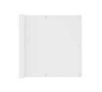 vidaXL Balkonscherm 90x400 cm oxford stof wit134893 Blanc G