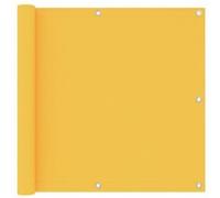 vidaXL Écran de balcon 135026 90x500 cm Tissu Oxford Jaune