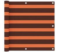 vidaXL Balkonscherm 90x500 cm oxford stof oranje en bruin134930 Marron G