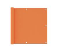 Vidaxl Écran De Balcon Orange 90x500 Cm Tissu Oxford Orange