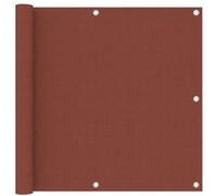 vidaXL Balkonscherm 90x500 cm oxford stof terracotta134978 G