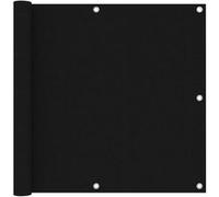 vidaXL Balkonscherm 90x500 cm oxford stof zwart135062 Noir G