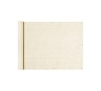 vidaXL Balkonscherm 90x600 cm HDPE crÃmekleurig310927