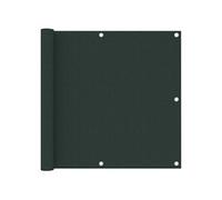 vidaXL Écran de balcon Vert foncé 90x600 cm Tissu Oxford