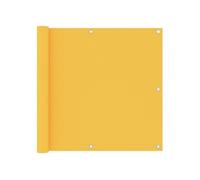 vidaXL Balkonscherm 90x600 cm oxford stof geel135027 Jaune G