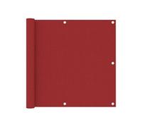 vidaXL Balkonscherm 90x600 cm oxford stof rood135039 Rouge G