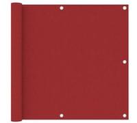 vidaXL Balkonscherm 90x600 cm oxford stof rood135039 Rouge