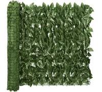 Vidaxl Écran De Balcon Avec Feuilles Vert Foncé 500x75 Cm Vert