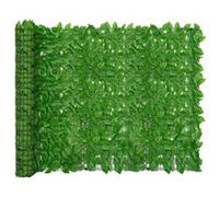 Balkonscherm met groene bladeren 400x150 cm315504