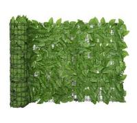 vidaXL Balkonscherm met groene bladeren 600x75 cm315498 Vert G