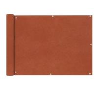 vidaXL Balkonscherm Oxford textiel 75x400 cm terracotta42328 Marron G
