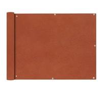 vidaXL Balkonscherm Oxford textiel 90x400 cm terracotta42330 Marron G