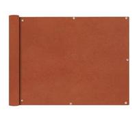 vidaXL Balkonscherm Oxford textiel 90x600 cm terracotta42331 Marron G