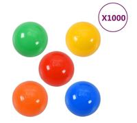 vidaXL Balles pour piscine à balles 1000 pcs. Multicolore