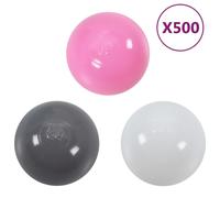 vidaXL Balles pour piscine à balles 500 pcs. Multicolore