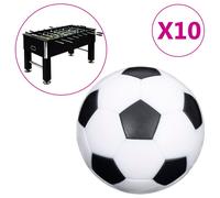 VidaXL Ballons de baby-foot 10 pcs 32 mm ABS
