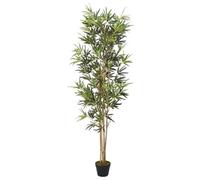 vidaXL Bambou artificiel 1104 feuilles 180 cm vert