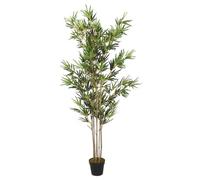 Bambou Artificiel 1104 Feuilles Arbre Plantes Decoration Entrée Vert vidaXL