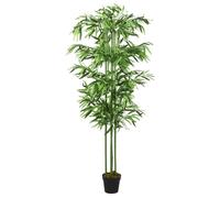 vidaXL Bambou artificiel 240 feuilles 80 cm vert