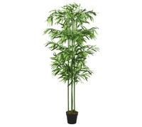 vidaXL Bambou artificiel 384 feuilles 120 cm vert
