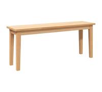 vidaXL Banc 110 cm en bois massif de caoutchouc