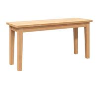 vidaXL Banc 90 cm en bois massif de caoutchouc