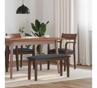 vidaXL Banc 90 cm Marron Bois Massif Caoutchouc, Chaise de Banc, canapé de Banc, Banc d'entrée, siège de Banc, Banc d'intérieur, Banc de Couloir