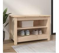 vidaXL Banc à chaussures 70x38x45,5 cm Bois de pin massif 813769
