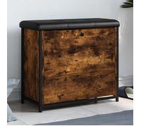 vidaXL Banc à Chaussures avec Tiroir Rabattable, Meuble de Rangement avec Coussin, Banc de Couloir Entrée Salon Intérieur, 835119