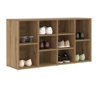 Banc à Chaussures Organisateur Entrée Chêne Sonoma Bois d’Ingénierie vidaXL