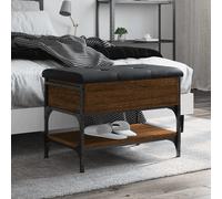Vidaxl Banc À Chaussures Chêne Marron 62x42x45 Cm Bois D'ingénierie Marron
