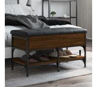 Vidaxl Banc À Chaussures Chêne Marron 82x42x45 Cm Bois D'ingénierie Marron