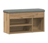 vidaXL Banc à chaussures en chêne artisanal 82 x 32 x 45,5 cm