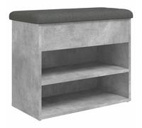 vidaXL Banc à Chaussures, Meuble de Rangement avec Coussin, Banc de Couloir avec Étagère Entrée Salon Intérieur, Moderne, 835099