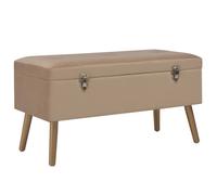 vidaXL Banc avec Compartiment de Rangement Tabouret Banc d'Entrée Salon Chambre à Coucher Salle de Séjour Intérieur 80 cm 329933