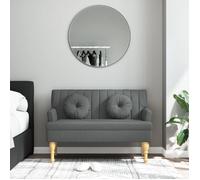 vidaXL Banc avec Coussins, Canapé avec Accoudoir et Dossier, Banquette avec Pieds en Bois, Siège de Salon Salle de Séjour, 372131