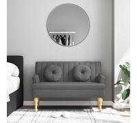 Vidaxl Banc Avec Coussins Gris Foncé 113x64,5x75,5 Cm Tissu Multicolore