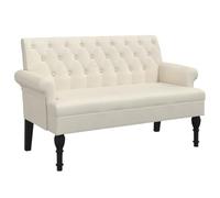 vidaXL Banc avec dossier 372128 - Banquette avec accoudoirs pour salon, chambre, entrée