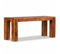 vidaXL Banc Banquette Mobilier Meuble de Jardin Parc Bois de Sesham Massif 244352