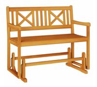 vidaXL Banc basculant de Jardin 2 Places 110x59x97 cm Bois Massif Acacia