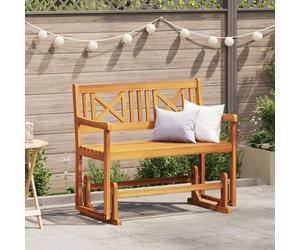 Vidaxl Banc Basculant De Jardin 2 Places 110x59x97 Cm Bois Massif Acacia