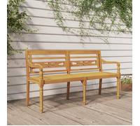 Vidaxl Banc Batavia 150 Cm Bois Massif De Teck