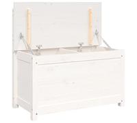 vidaXL Banc de rangement 823550 – Bois avec dossier et coffre, style moderne