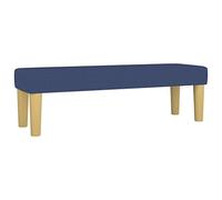 vidaXL Banc Bleu 100x30x30 cm Tissu