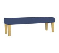 Banc Bleu 100x30x30 cm Tissu