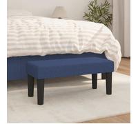 vidaXL Banc Bleu 70x30x30 cm Tissu