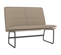 Banc Crème 100x75x76 cm Similicuir siège de banc banc d'entrée vidaXL