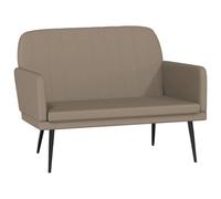 Vidaxl Banc Cappuccino 107x80x81 Cm Similicuir